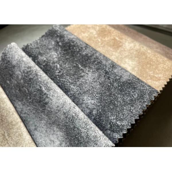 Quality 145cm Suede Sofa Fabric Waterproof Grey Suede Upholstery Fabric for sale