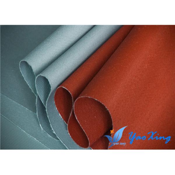 Quality Fireproof Silicone Rubber Coated Fiberglass Fabric / Fiberglass Heat Resistance for sale