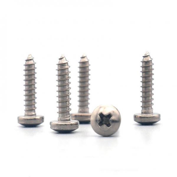 Quality Titanium Steel Round Head Self Tapping Screws 6-30mm Length M6 X 10mm Screw for sale