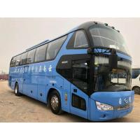 China Current New Arrival Used Higer Coach Bus 39 Seats Diesel Blue A Layer An Half Wechai Run Good for sale