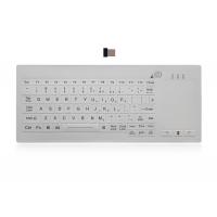 China Silicone Industrial Backlit Keyboard Washable Desktop Medical 2.4G Wirelrss Keyboard factory