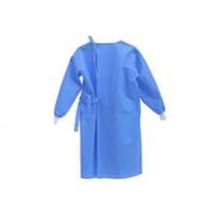 China Medical SMS Surgical Gown For Patients Tri Anti Effects Disposable Tie On Style factory