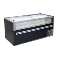 Quality Top Two Sliding Glass Door Chest Freezer Static Cooling Straight unit Restaurant for sale