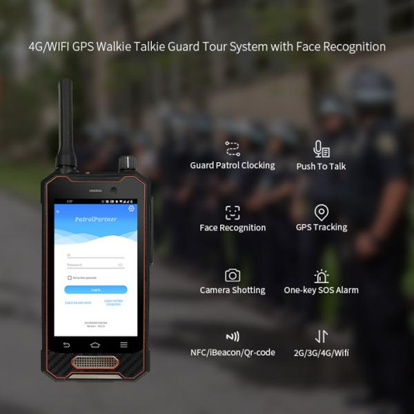 Quality Security Patrol Checkpoint System Wand 4G GPRS GPS NFC Touch Screen Face for sale