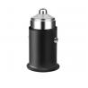 China Zinc Alloy Car Charger Adapter , 5V 2.4A Car Cell Phone Charger With USB Port factory