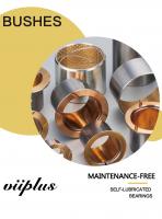 China Bi-Metal Copper Flanged Sleeve Bearings &amp; Washer Standard Inch Size Plain Bearings Oil Groove factory