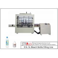 Quality Anti Corrosive Automatic Liquid Filling Machine , 84 Disinfectant / Bleach for sale