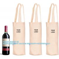 China Wine Carrying Bag Set, Ideal Bottle Carrier, Cotton Canvas Gift Pack, Picnic Wine Accessories factory