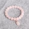 China 8mm Precious Stone Bracelets Attractive White Bead Bracelet For Wedding factory