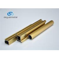 Quality Standard Polishing Golden Extruded Aluminum Framing For Decoration GB5237.1-2008 for sale