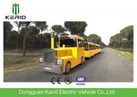 China Metal Structure Mini Trackless Train 62 Seats For Amusement Park Diesel Powered factory