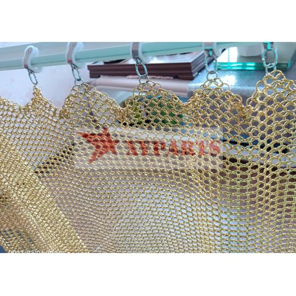 Quality Ring 304 Stainless Steel Chainmail Curtain For Shopping Malls for sale
