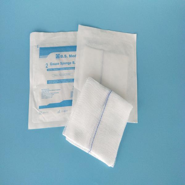 Quality Absorbent Medical Gauze Swabs White Color With X - Ray Detectable Thread for sale