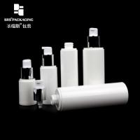 China hand sanitizer plastic PP white 50ml eco friendly airless pump bottle factory