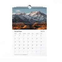 China Personalised Business Wall Calendar Printing With Custom Your Design Accept factory