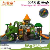 China Kids Play Structure LLDPE Plastic Outdoor Play Equipment Playground for Theme Park factory