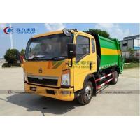 China Factory Price Howo 5m3 Rear Loader Garbage Truck Compression Garbage Truck Trash Collection Truck factory