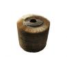 China Brass Copper Wire Crimped Rotating Cylindrical Roller Brush factory