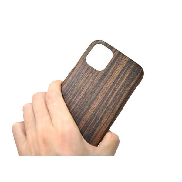 Quality Anti Fingerprints iPhone 11 Engraved Ebony Wood Phone Case for sale