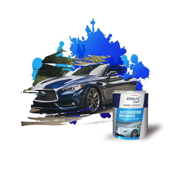 Quality Transparent Medium Solid Car Paint Hardener Slow Drying Automotive Paint With Hardener for sale