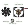 China Coffee machine micro cooling fan , CE ROHS dc axial fan 40mm x 40mm x 10mm factory