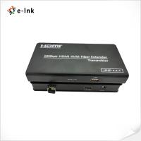 Quality Fiber Video Converter 4K HDMI 2.0 KVM USB Over Fiber Optic Extender for sale
