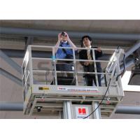 Quality Aluminum Mast Type Self Propelled Aerial Lift 6m For 2 Persons 480KG Capacity for sale