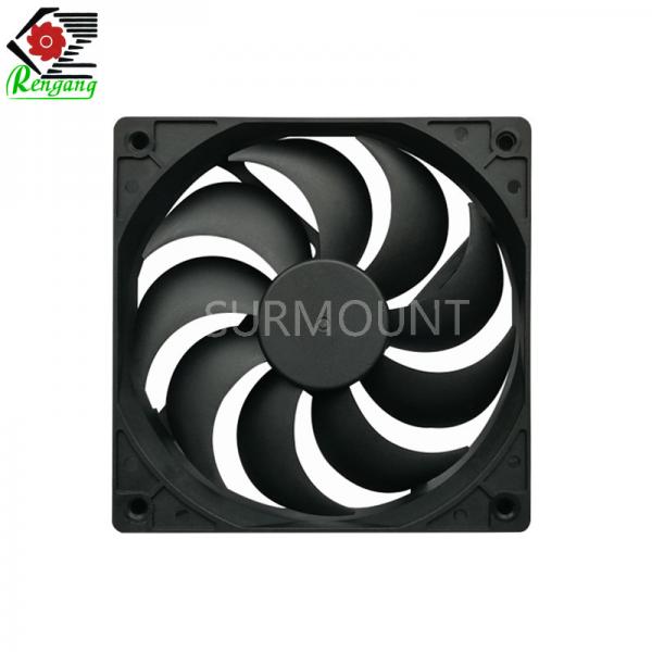 Quality 3000 RPM 48V Computer Cabinet Cooling Fan , 120mm Case Fan With 9 Leaves for sale