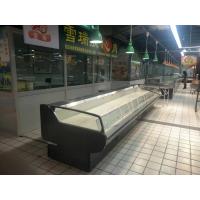 China Supermarket Fresh Meat Display Refrigerator Showcase Flat Top Open factory