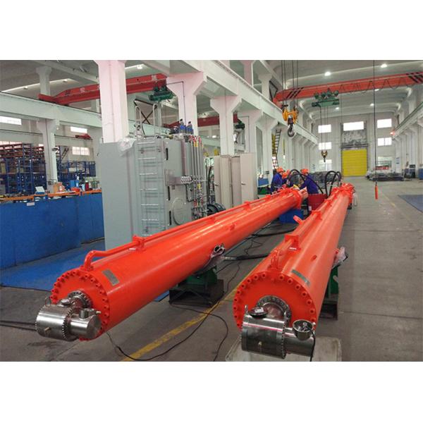 Quality High Capacity Double Acting Hydraulic Cylinder Deep Hole Radial Gate 1000KN for sale