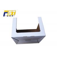 China Wihite Card Paper Corrugated Custom Carton Boxes For Cosmetics / Garments factory