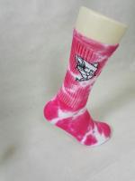 China Custom crew sport dye adlut spandex/cotton socks factory