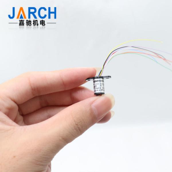 Quality Capsule Define Slip Ring Connectors OD 22mm 24 Circuits 2A Rotary Connector for sale