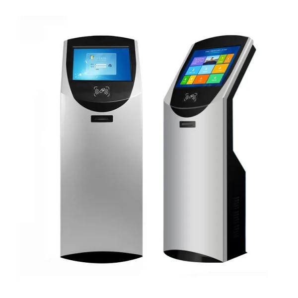 Quality Industrial Floor Standing Touch Screen Self Service Kiosk 19 Inch For Ticket for sale