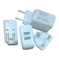 China 5V 2.1A Dual USB Wall Charger/Travel Charger factory