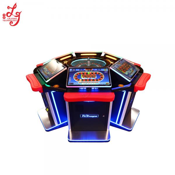 Quality 6 Players 23.8 inch Touch Screen Casino Gambling Touch Screen Jackpot Gambling Roulette Machines For Sale for sale