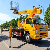 China GKS27m Diesel aerial work platform hydraulic lift platform truck price factory