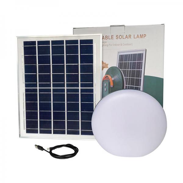 Quality 4 Lighting Solar Camping Lights Panel Solar Lantern Rechargeable 5000mah for sale