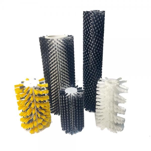 Quality Customized Nylon Cylindrical Industrial Rotating Brush Cleaning Roller for sale