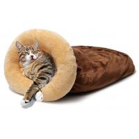 China Fleece Warm Covered Cat Snuggle Sack Indoor For Cold Weather factory