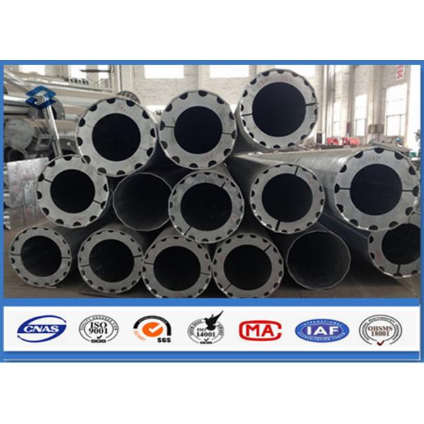 Quality Hot Roll Steel Metal Utility Poles , 345Mpa Min Yield Stress Electrical Poles for sale