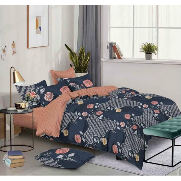 Quality Customize Color Breathable Geometric Microfiber Comforter Cover 100% Polyester for sale