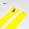 China Yellow Nylon #7 #10 Waterproof Zips For Jackets factory