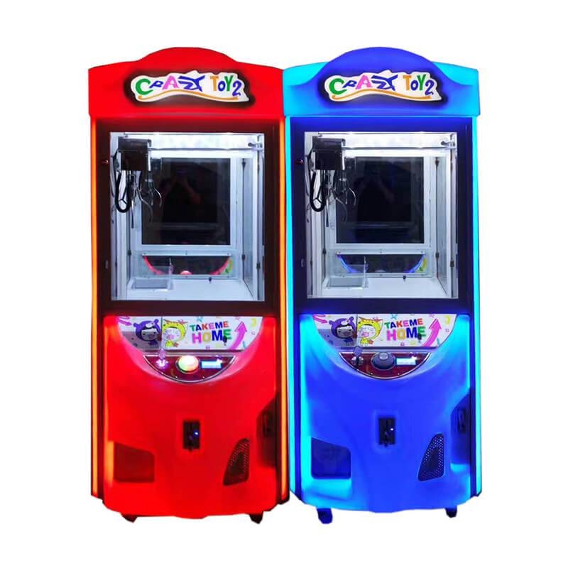 China Customized Claw Crane Machine , Crazy Toy 2 Claw Machine For Gift Vending factory