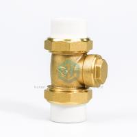 Quality Vertical PPR Double Union Non Return Valve for Water Meter Free Sample for sale
