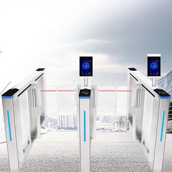 Quality Library Turnstile Security Gate Automatic Rfid Qr Barcode Swing IC/ID Access Control for sale