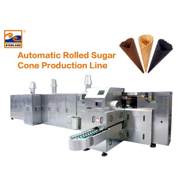 Quality Gas System Automatic Sugar Cone Production Line / Ice Cream Cone Baking Machine for sale