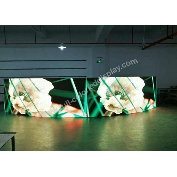 Quality Inner arc outer curved outdoor LED video wall screen , stage background screen for sale