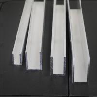 China Sliding Track U Channel Aluminum Door Profile 6063 T5 For 10mm Glass Door Shower factory
