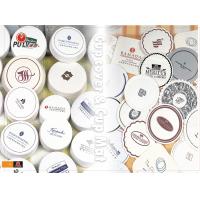 Quality Custom Recyclable Hotel Disposable Paper Coasters Glass Cover With Logo for sale